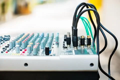 Sound mixer Stock Photos