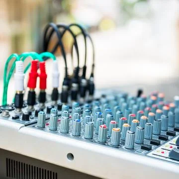 Sound mixer Stock Photos