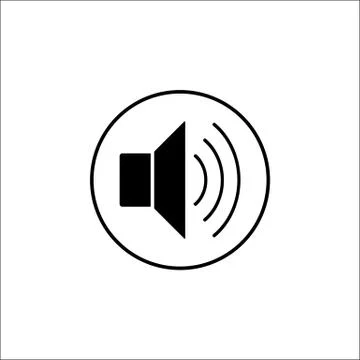 Sound mode solid icon, mobile sign and loud, イラスト素材