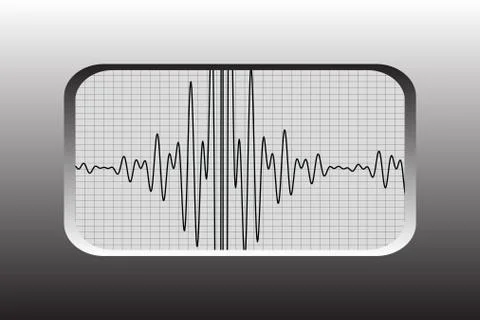 Sound Modulation  - vector illustration Stock Illustration
