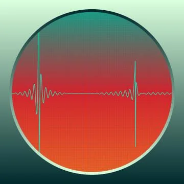 Sound Modulation  - vector illustration 库存插图