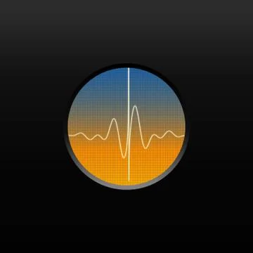 Sound Modulation  - vector illustration Illustrazione stock