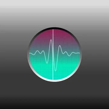 Sound Modulation  - vector illustration イラスト素材