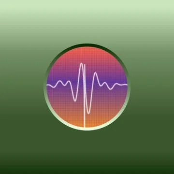 Sound Modulation  - vector illustration イラスト素材