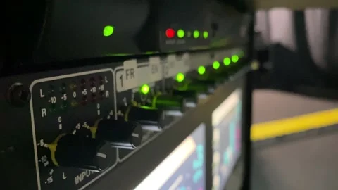 Sound Modulation Video Treatment Stock Footage 217359282