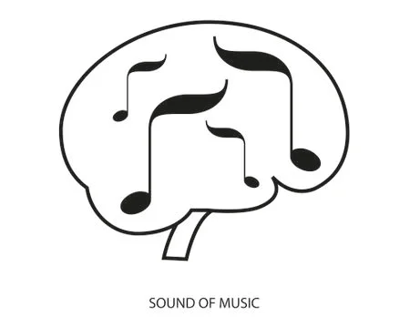 Sound Of Music Stock Illustration
