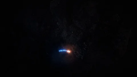 Sound note icon. The note is on fire 29. Video stock 91038452