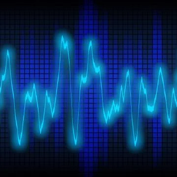 Sound or audio wave Stock Illustration