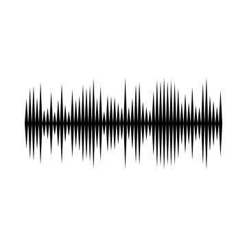 Sound or audio wave Stock Illustration