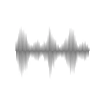 Sound or audio wave Stock Illustration