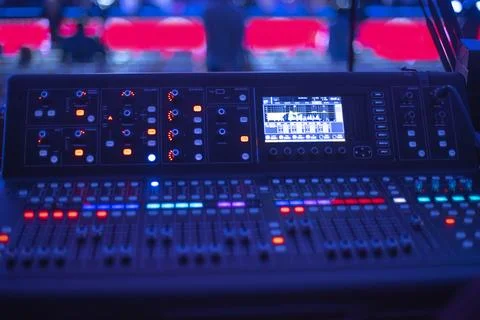 Sound panel Stock Photos