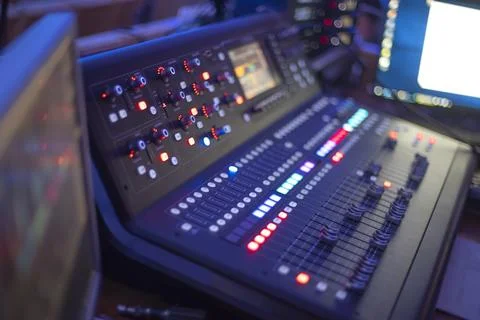 Sound panel Stock Photos