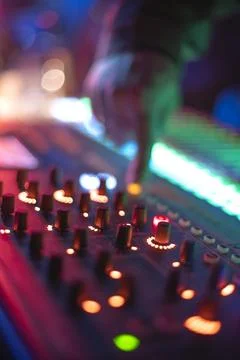 Sound panel Stock Photos