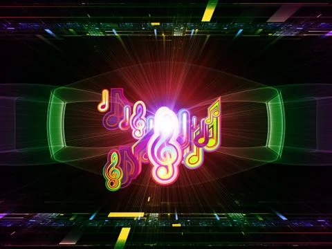 Sound perspective 스톡 일러스트