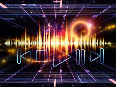 Sound perspective Stock Illustration