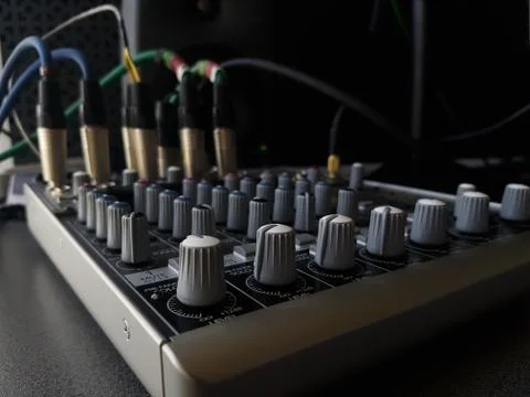 Sound professional control. 写真素材