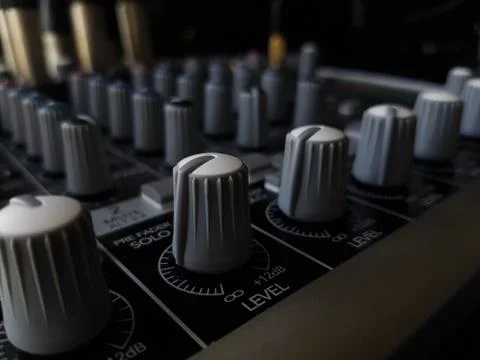 Sound professional control. 写真素材