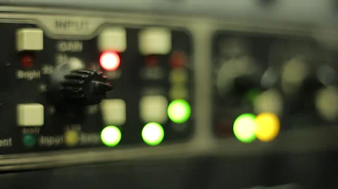 Sound recording in a recording studio Stock Footage 45421173