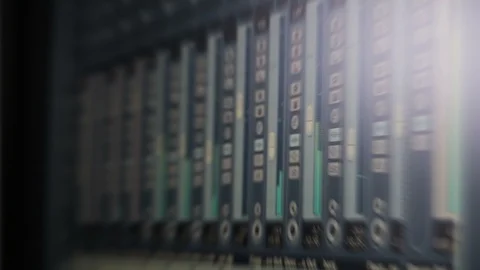 Sound Recording Software. Music Studio Recording Session. Blured Video Stock Footage 89321063