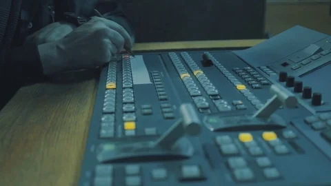 Sound recording studio. 스톡 동영상 73629396