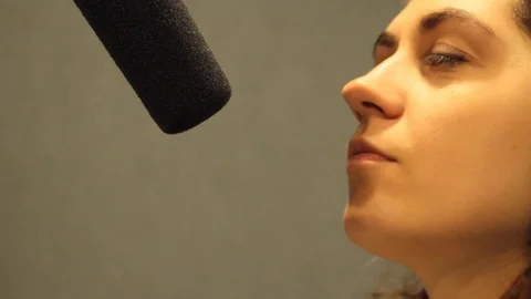 Sound recording studio Stock Footage 125033576