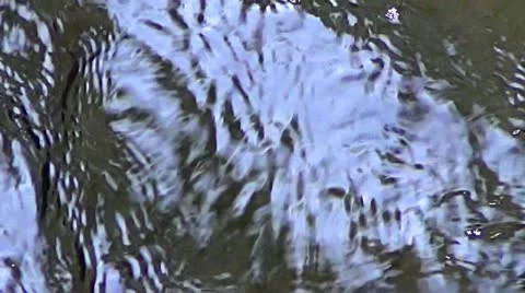 Sound of running water, macro, texture, spring, nature, Ukraine. Stock Footage 12051098