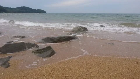 Sound of sea 05 Stock Footage 135960686
