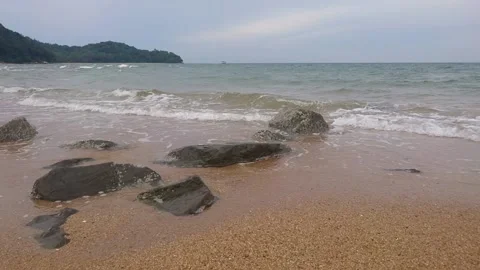 Sound of sea 06 Stock Footage 135960683