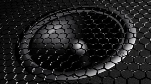 Sound speaker in action Video stock 8838547