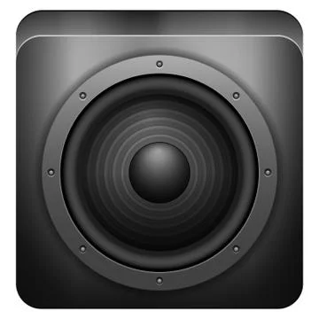 Sound speaker icon Stock Illustration