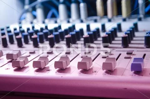 Sound studio equipment Stock Photos