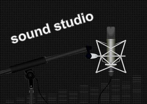Sound Studio Stock Illustration