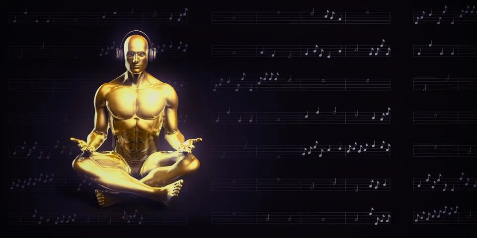 Sound System of the Future Stock Illustration