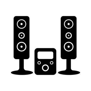 Sound system icon イラスト素材