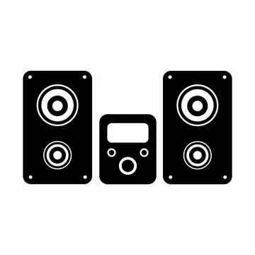 Sound system icon イラスト素材