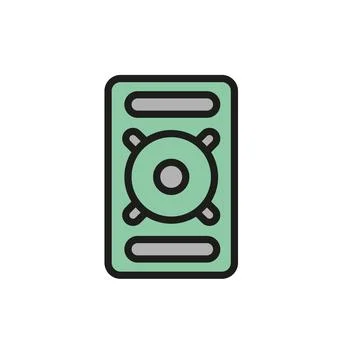 Sound system icon vector design templates simple and modern Stock Illustration