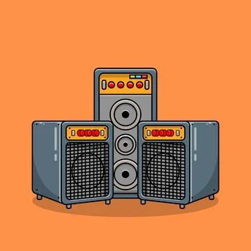Sound System Stock Illustration