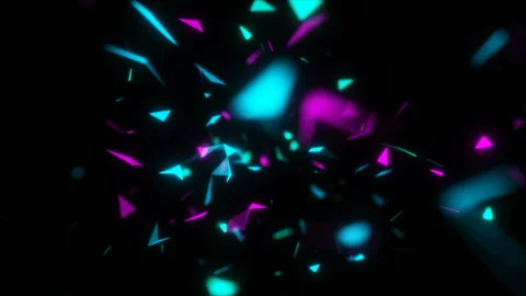 Sound vibrations of the neon world.3d render, abstract background, fluorescent Stock Footage 101488089