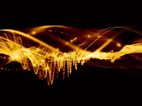Sound visualization Illustrazione stock