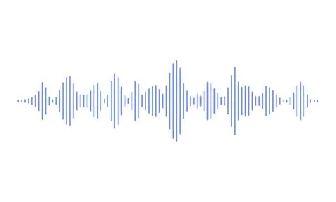 Sound wave of audio graphic equalizer, line bars with amplitude 스톡 일러스트