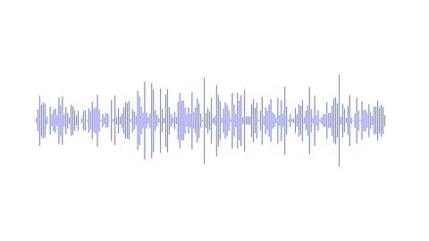 Sound wave audio spectrum animation background. Stockbeeldmateriaal 336619019