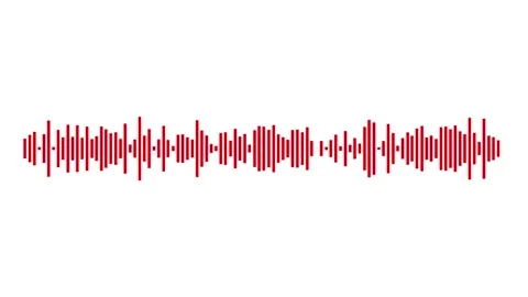 Sound wave audio spectrum animation background. Video stock 336619031