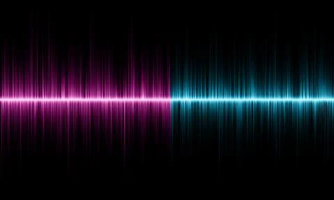 Sound wave background Stockillustratie