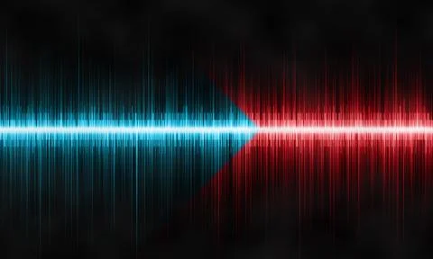 Sound wave background 스톡 일러스트