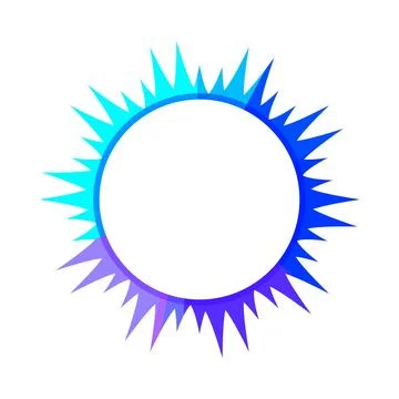 Sound wave circle creating vibrant audio equalizer イラスト素材