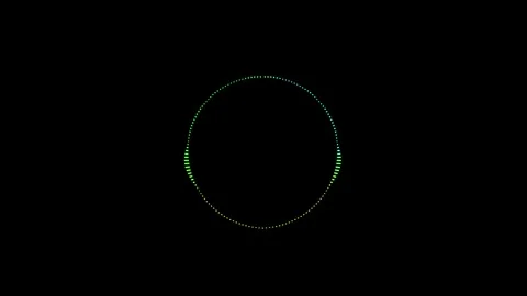 Sound wave circle equalizer, audio bar, spectrum form white video footage Stock Footage 311587720