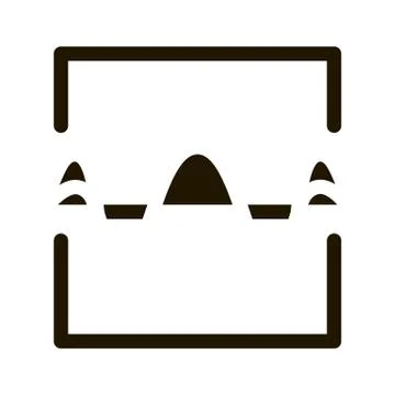 Sound Wave Diagnostics Voice Control Icon Vector Illustration Stock Illustration