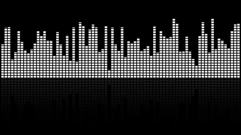 Sound Wave Effect, Audio Equalizer Backg... | Stock Video | Pond5
