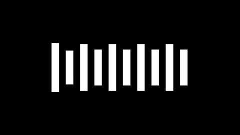 Sound Wave Effect, Audio Equalizer Background Animation. Overlay Video. Stock Footage 304190025