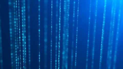 Sound wave element. Big data digital blue background. Science background. Lin イラスト素材